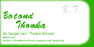 botond thomka business card